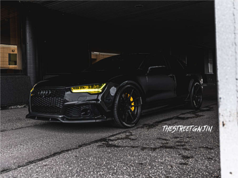 2018 Audi RS7 with 20x10 25 Rohana Rf2 and 285/35R20 Pirelli Winter ...