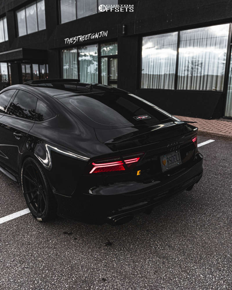 2018 Audi RS7 with 20x10 25 Rohana Rf2 and 285/35R20 Pirelli Winter ...