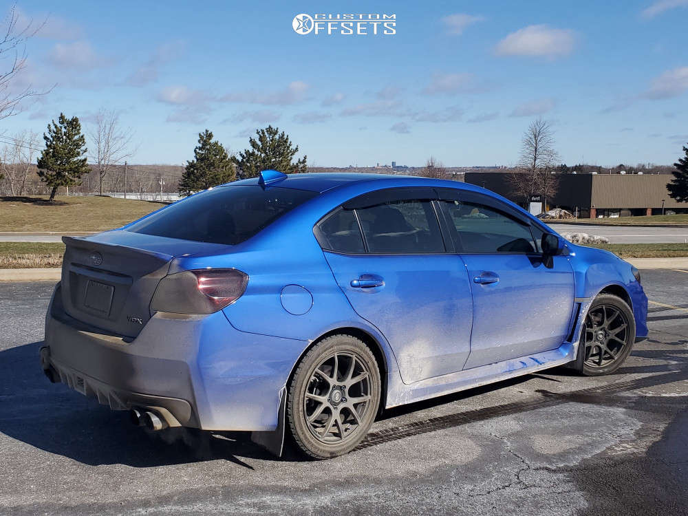 ASTRO リリイベ　ブルフレ 2018 Subaru WRX with 19x8.5 35 Ambit FC20 and 245/35R19