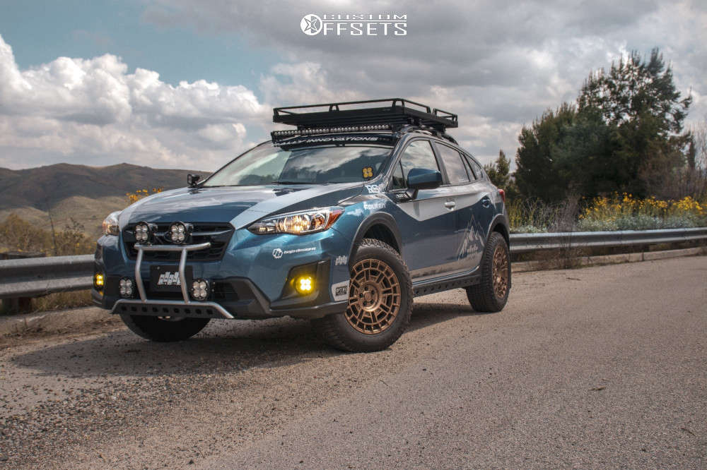 2019 Subaru Crosstrek Wheel Offset Flush Lifted 1508062 Custom Offsets
