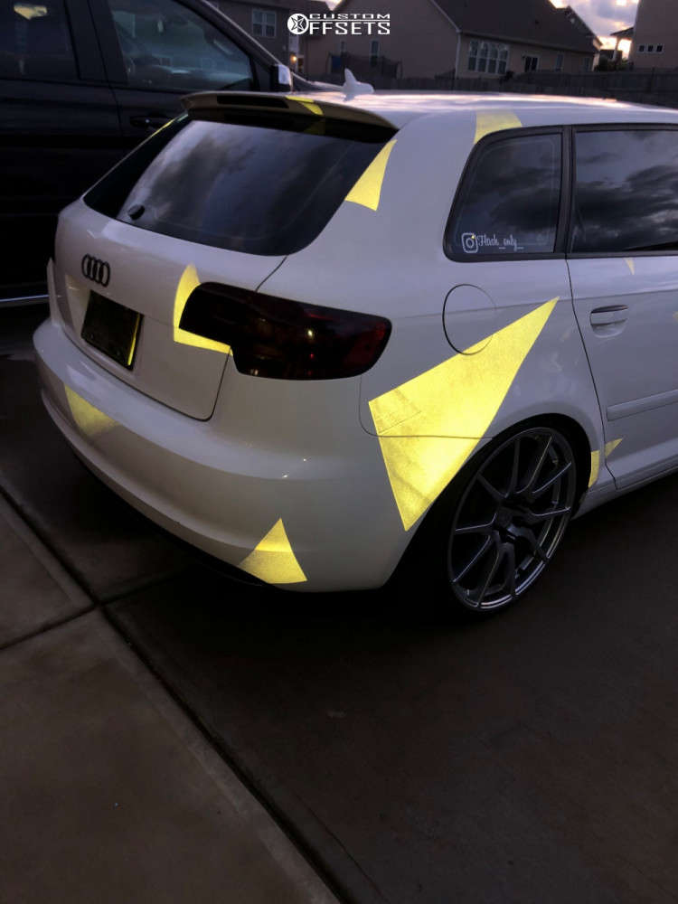 2011 Audi A3 Wheel Offset Tucked Coilovers 1508418 Custom Offsets