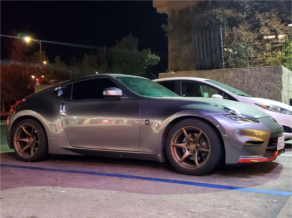 2011 Nissan 370Z with 18x9.5 22 Kansei Tandem and 245/45R18