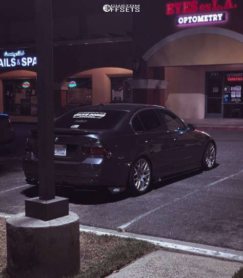 2006 BMW 330i with 18x8 34 OEM Wheels Style 197 and 225/40R18 Barum ...