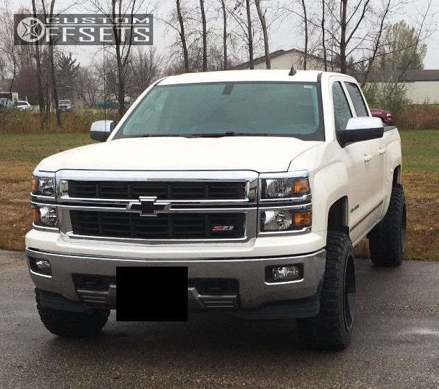 2014 Chevrolet Silverado 1500 with 20x12 -51 Vision Rage and 33/12.5R20 ...