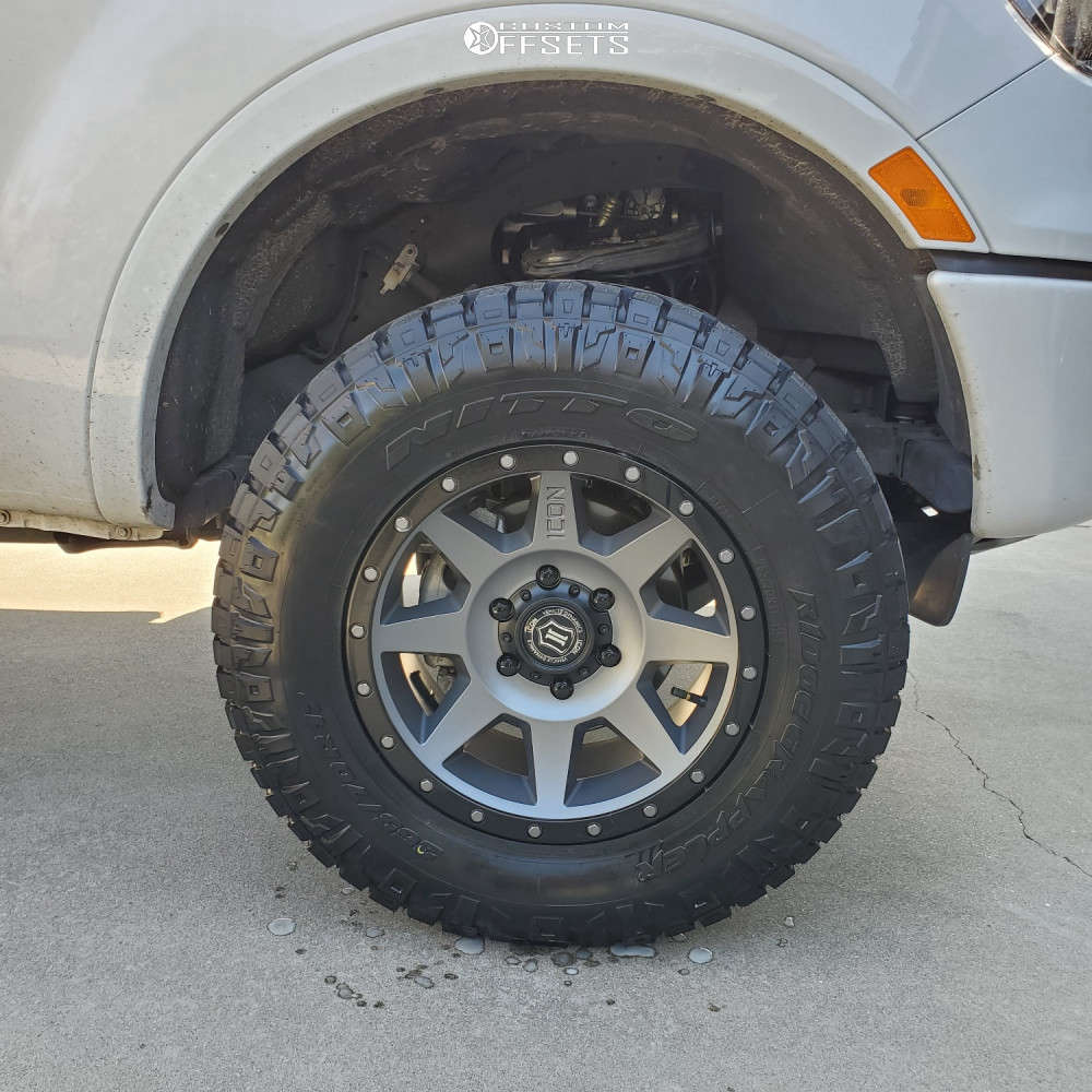 2019 Ford Ranger with 17x8.5 25 Icon Alloys Rebound and 265/70R17 Nitto ...
