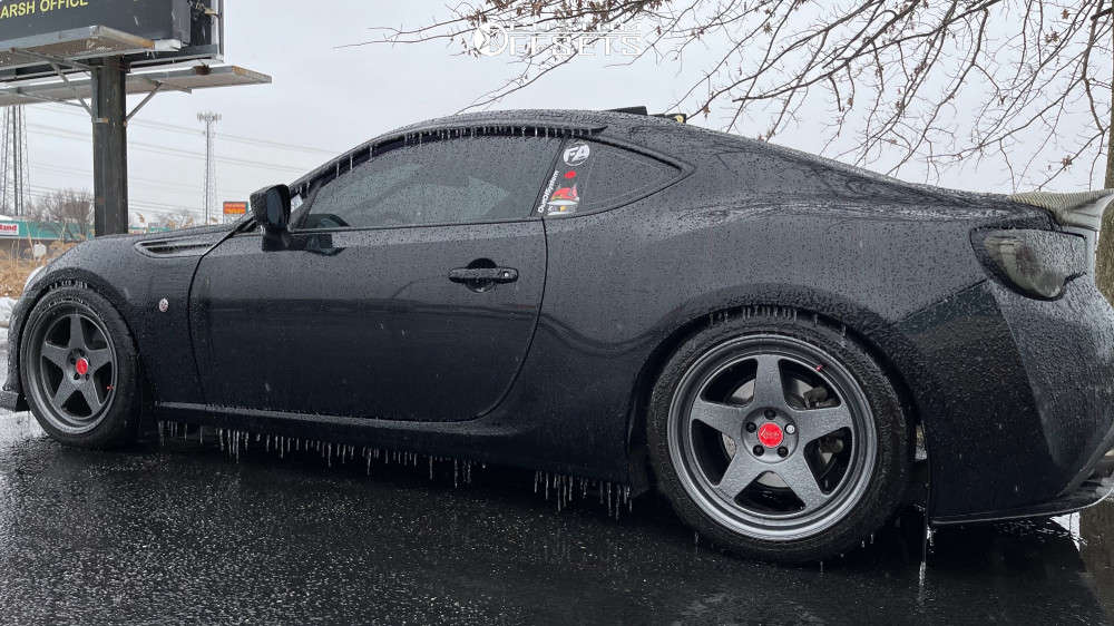 2018 Toyota 86 with 18x9 35 Kansei Knp and 235/40R18 Federal SS595