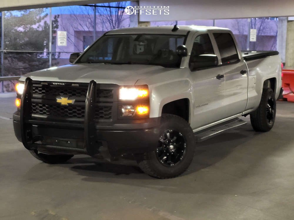 2015 Chevrolet Silverado 1500 with 17x9 -12 Ballistic Morax and 265 ...
