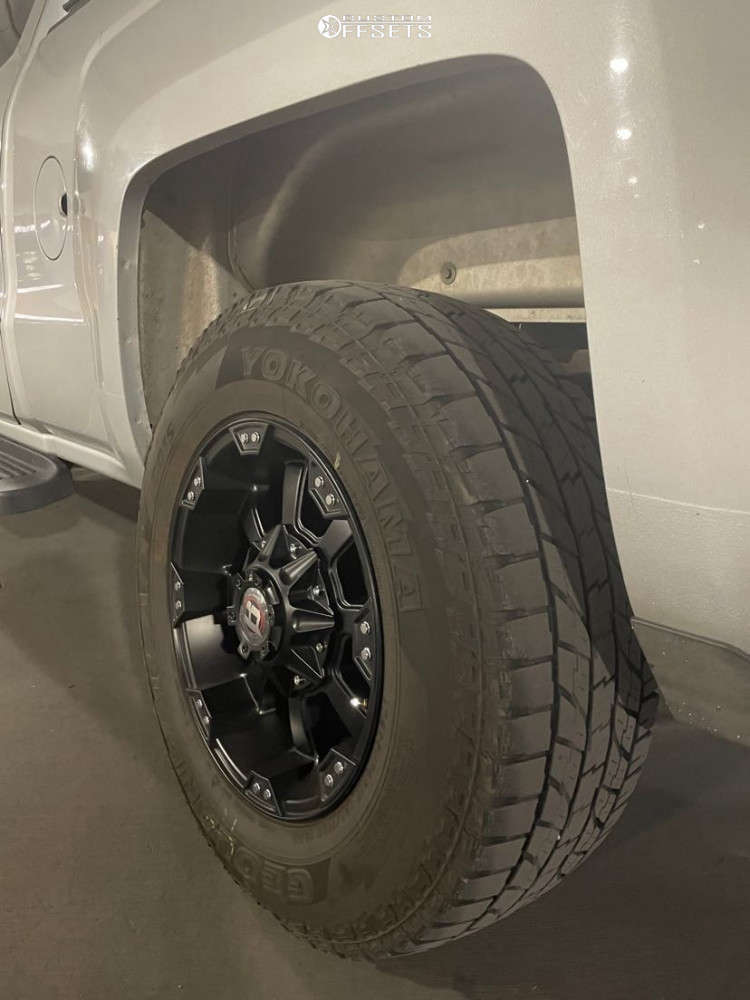 2015 Chevrolet Silverado 1500 with 17x9 -12 Ballistic Morax and 265 ...