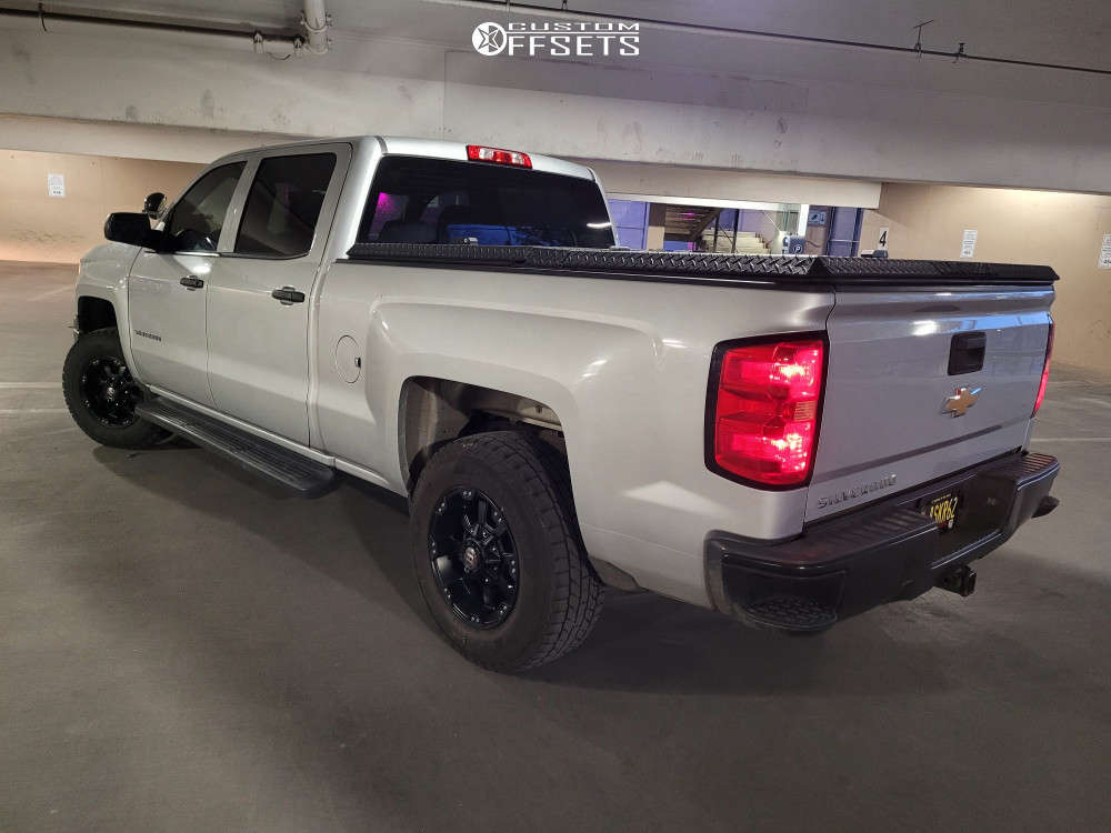 2015 Chevrolet Silverado 1500 with 17x9 -12 Ballistic Morax and 265 ...