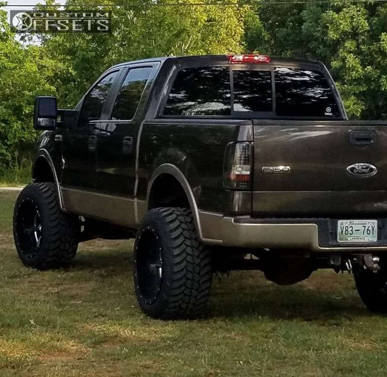 2005 Ford F150 Wheel Offset Super Aggressive 3"5" Suspension Lift 6