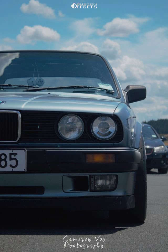 1988 BMW 325i with 15x8 20 BBS Sr and 205/50R15 Nitto Nt01 and ...