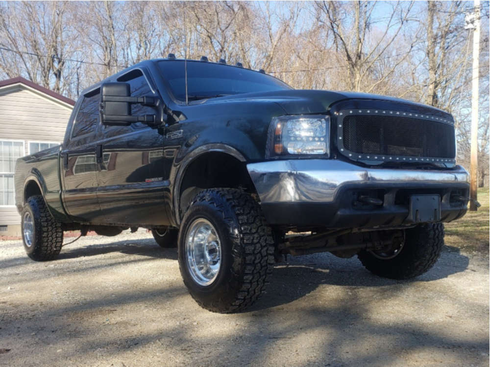 2000 Ford F-250 Super Duty with 16x12 -50 Mickey Thompson Classic Iii ...