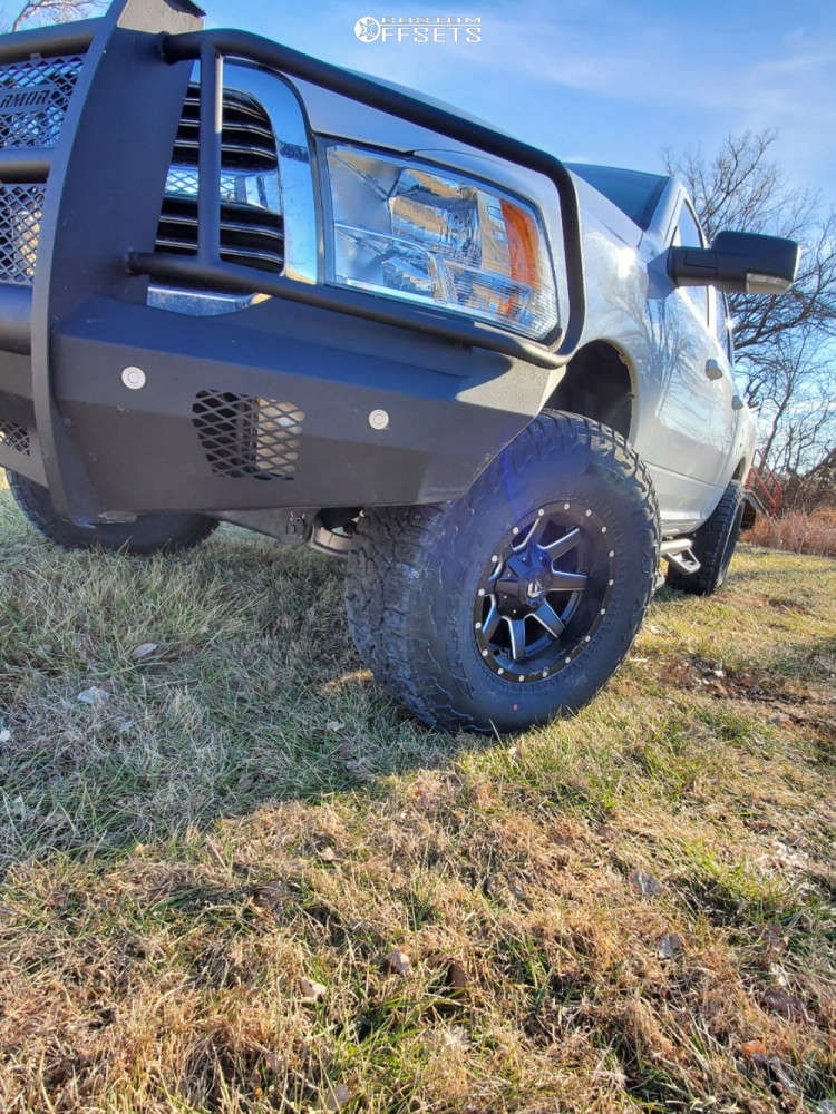 2019 Ram 1500 Classic with 17x10 25 Fuel Maverick and 315/70R17 Falken