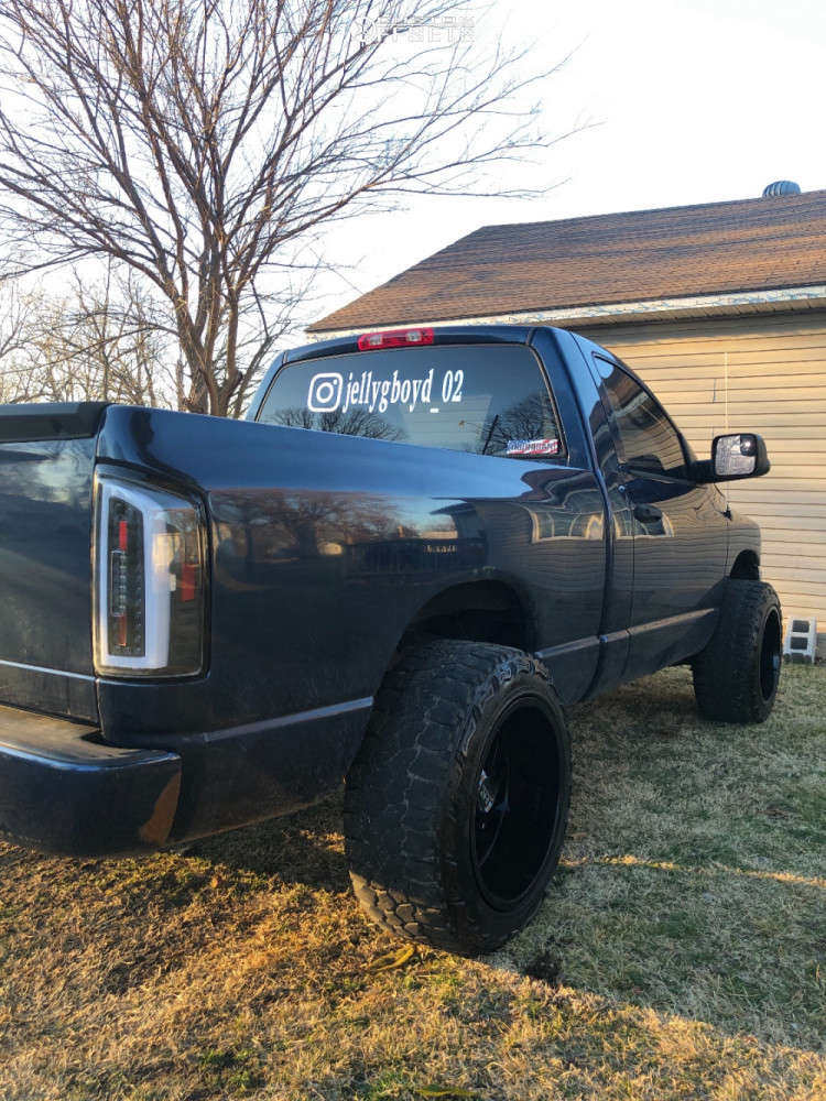 2008 Dodge Ram 1500 with 20x12 44 Hardrock Crusher and 33/12.5R20