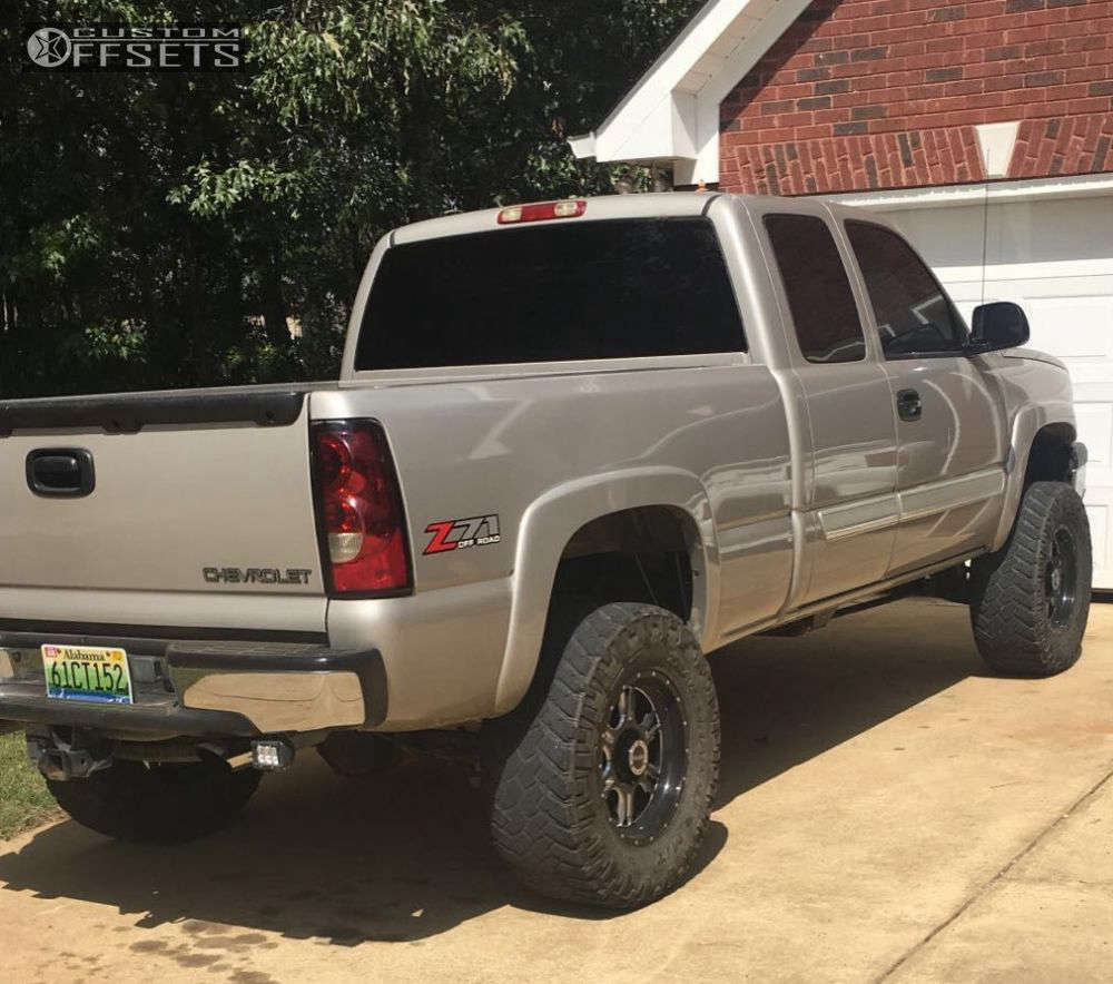 2004 Chevrolet Silverado 1500 with 18x9 -12 Vision Rage and 35/12.5R18 ...