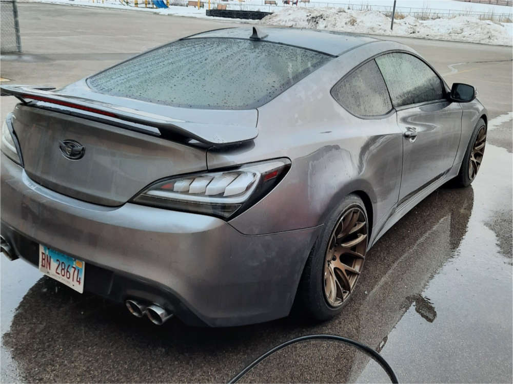 2011 Hyundai Genesis Coupe Wheel Offset Flush Coilovers 1536426