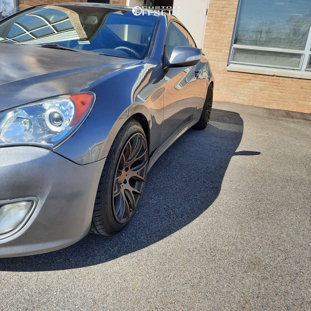 2011 Hyundai Genesis Coupe Wheel Offset Flush Coilovers 1536426