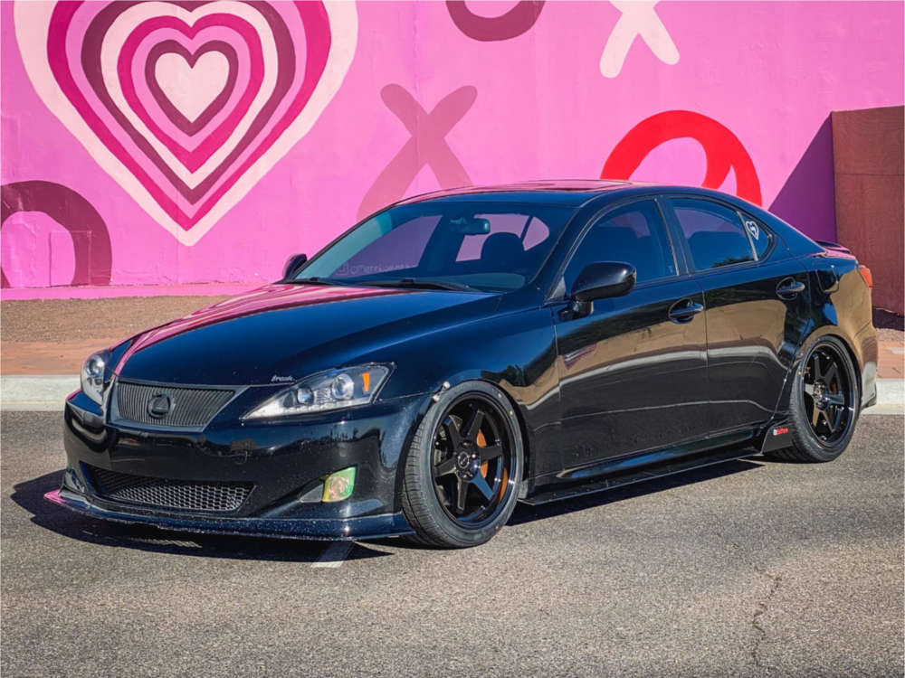 2006 Lexus IS350 with 18x9.5 22 Vors Tr37 and 245/40R18 Kenda 