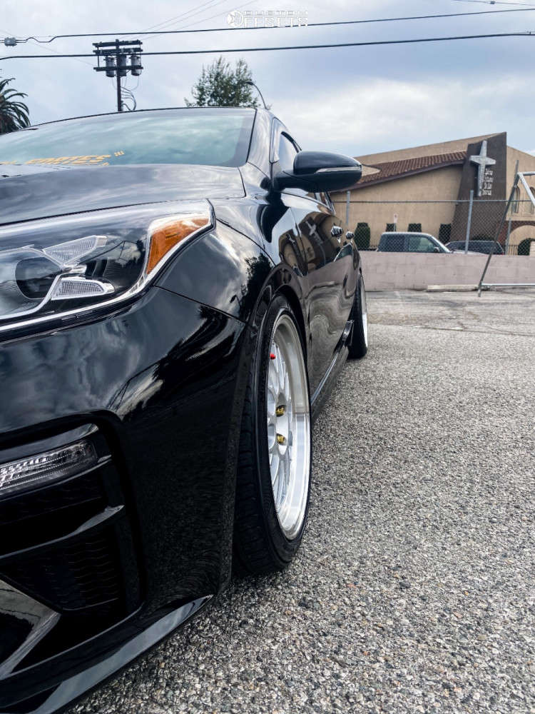 2020 Kia Forte with 18x8.5 35 Aodhan Ah02 and 215/40R18 Kumho All