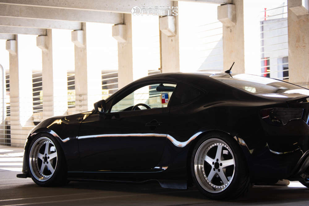 2013 Toyota 86 with 18x9.5 35 Varrstoen ES8 and 265/35R18 Kenda