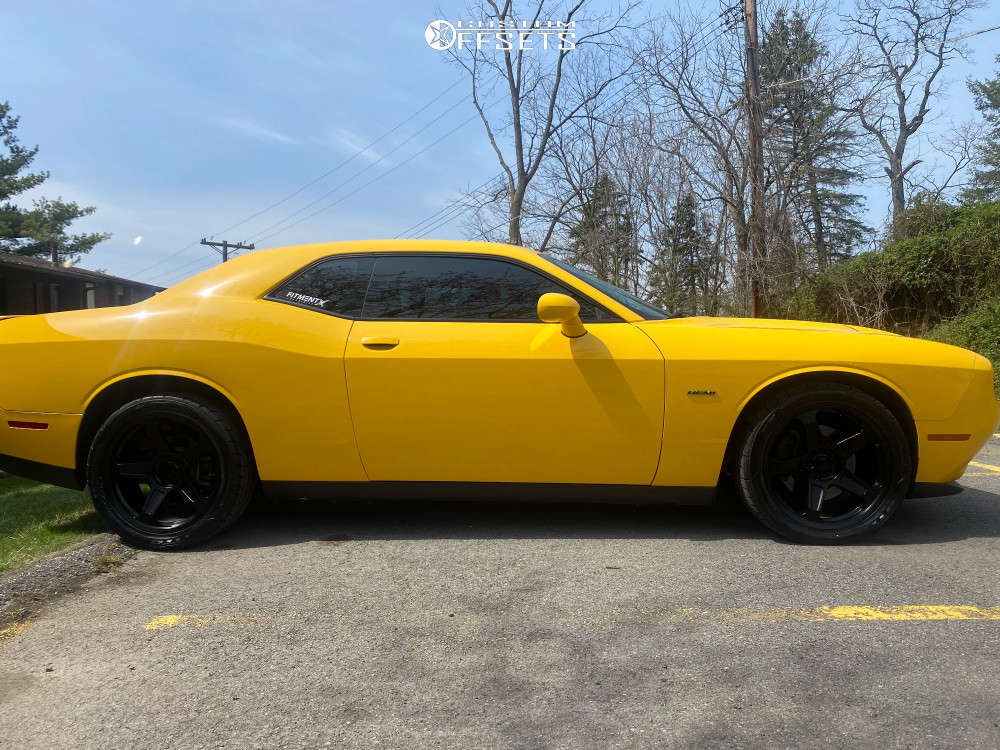2017 Dodge Challenger with 20x9 20 Voxx Replicas Demon and 275/40R20
