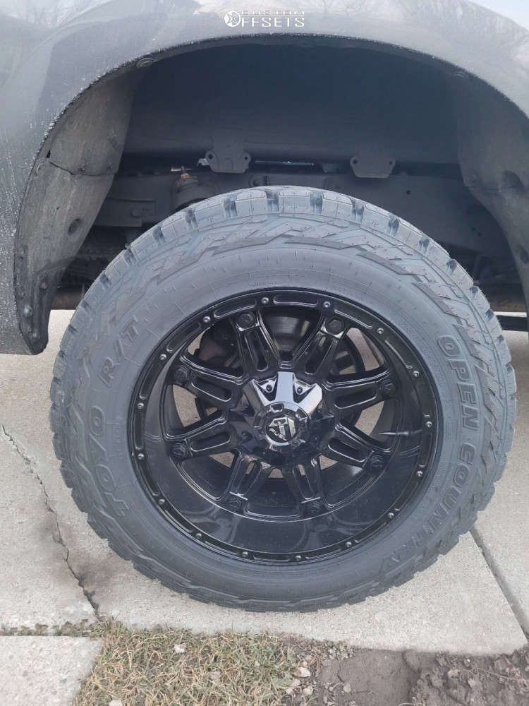 2012 Toyota Tundra with 20x10 18 Fuel Hostage D625 and 33/12.5R20 Toyo