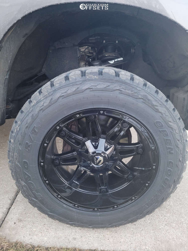 2012 Toyota Tundra with 20x10 18 Fuel Hostage D625 and 33/12.5R20 Toyo