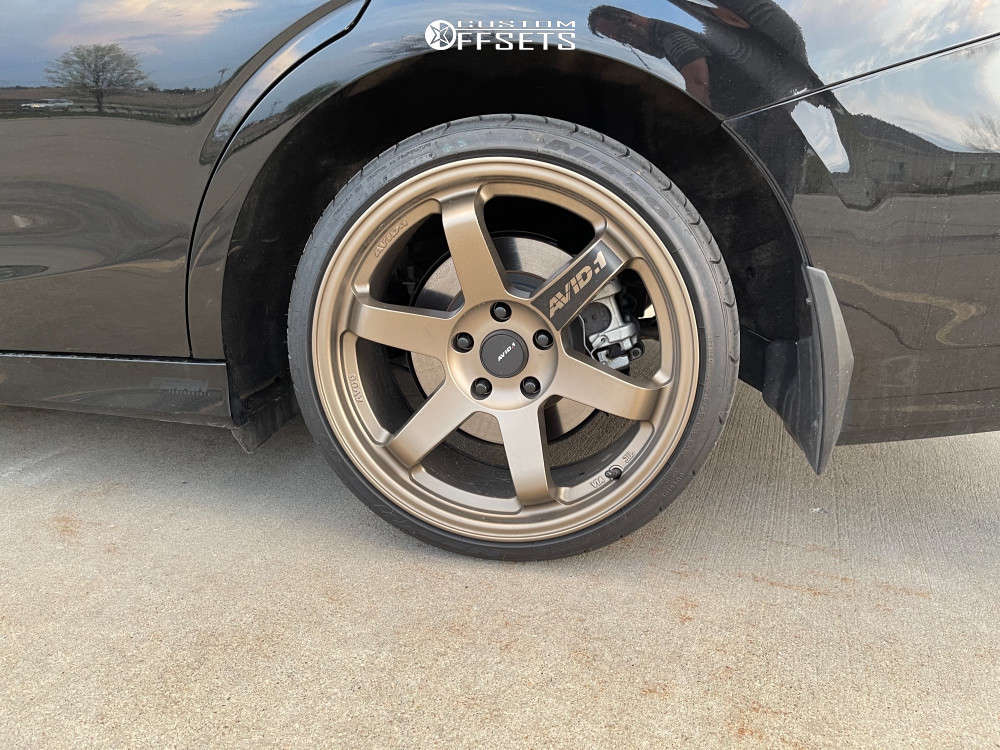 2020 Subaru Legacy with 18x8.5 35 AVID1 AV6 and 215/35R18 Nitto Neo Gen ...