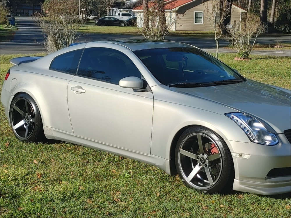 G35 Rear 2003 2003 INFINITI G35 with 19x9.5 40 JNC Jnc026 and 245/40R19 Nankang Ns-25 ...