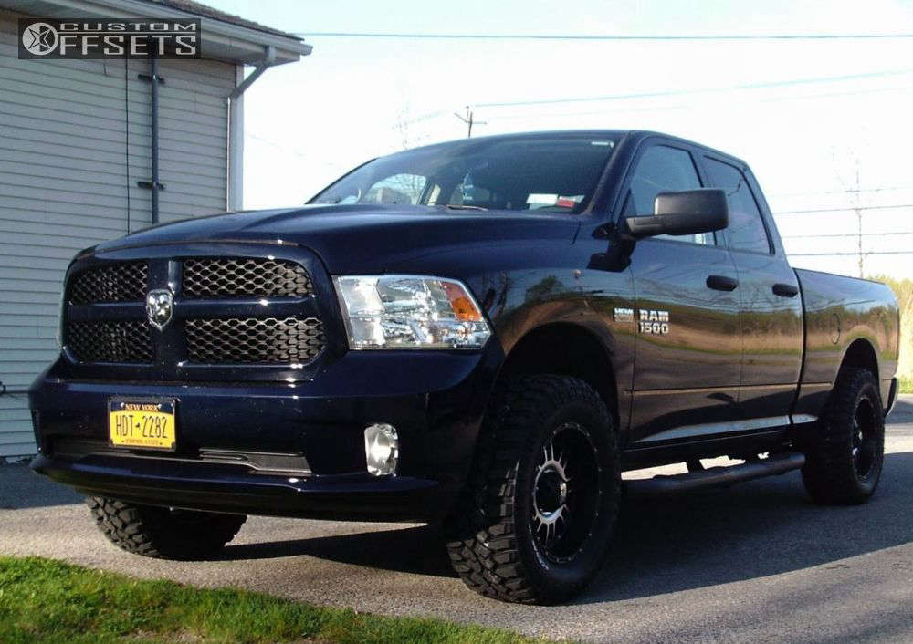 2013 Ram 1500 with 18x9 -12 XD Riot and 305/60R18 Mickey Thompson ...
