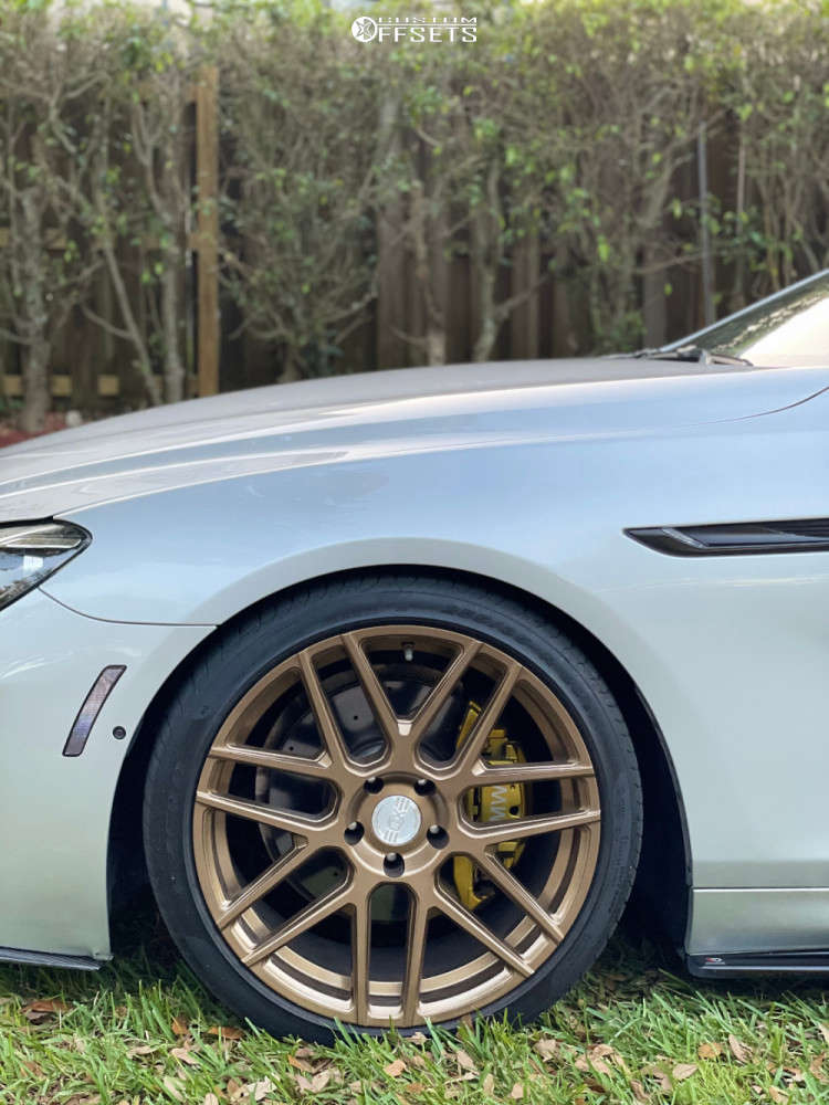 2013 BMW 650i Gran Coupe with 20x9 20 XO Moscow and 255/40R20 Pirelli P ...