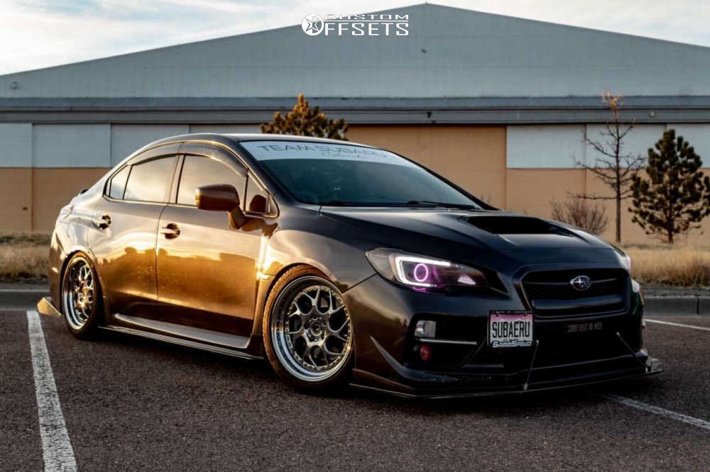 2016 Subaru WRX with 18x9 33 Aodhan Ds01 and 245/40R18