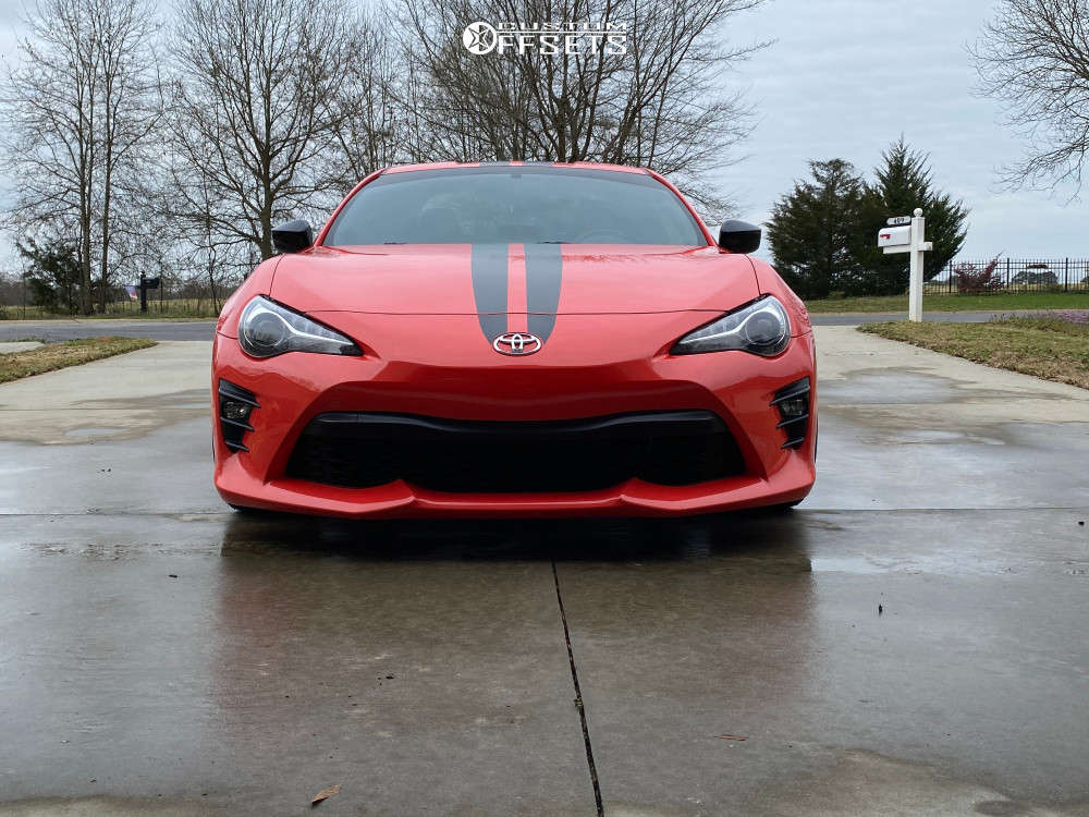 17 Toyota 86 With 17x9 40 Konig Hexaform And 255 40r17 Bridgestone Potenza Re71r And Coilovers Custom Offsets