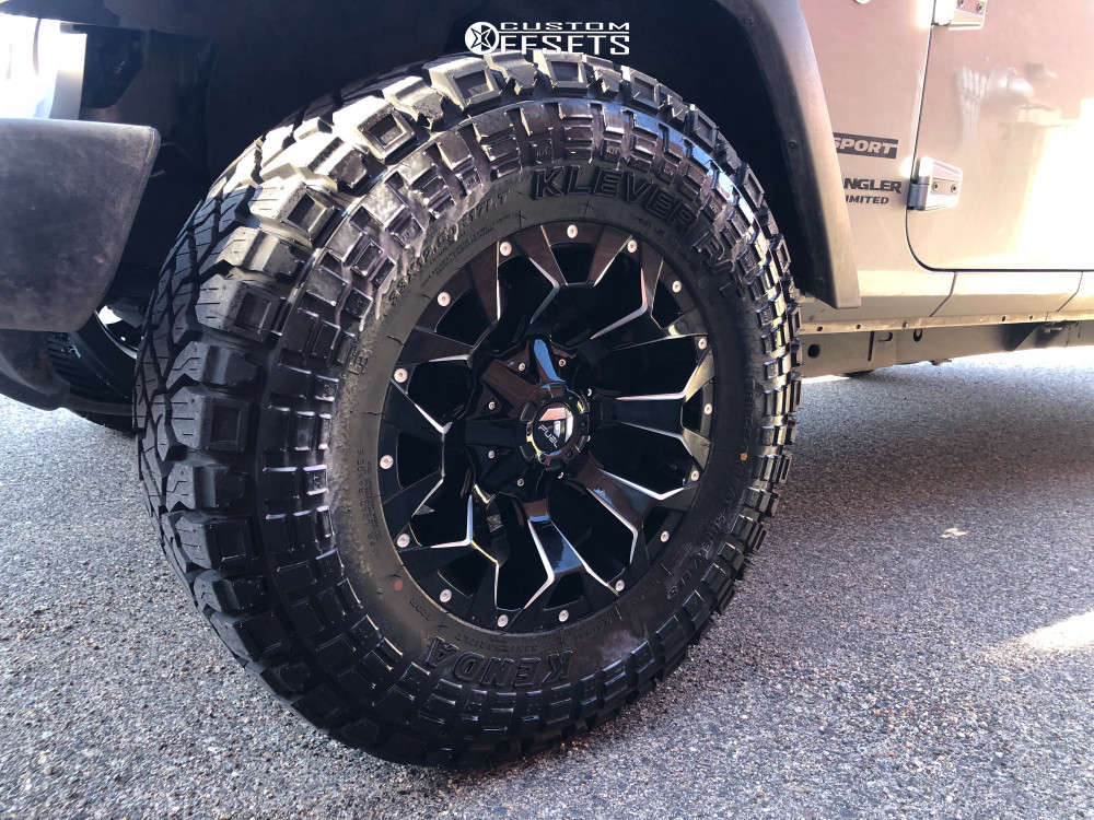2017 Jeep Wrangler with 17x9 12 Fuel Assault and 33/8.5R17 Kenda