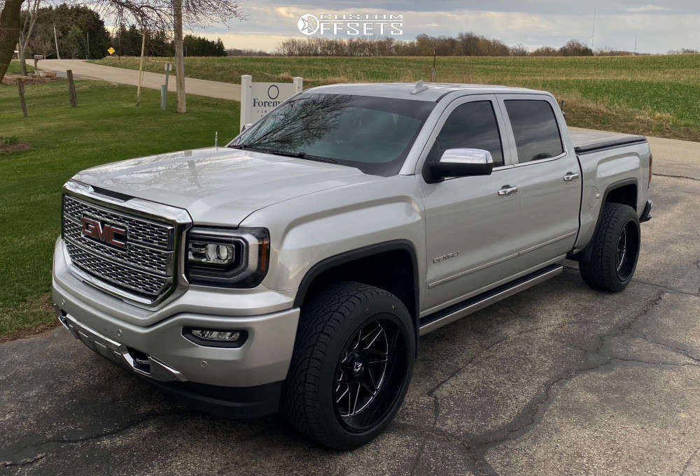 Gear OffRoad Ratio 22x12 44 Black Milled 761BM2226844 Custom Offsets