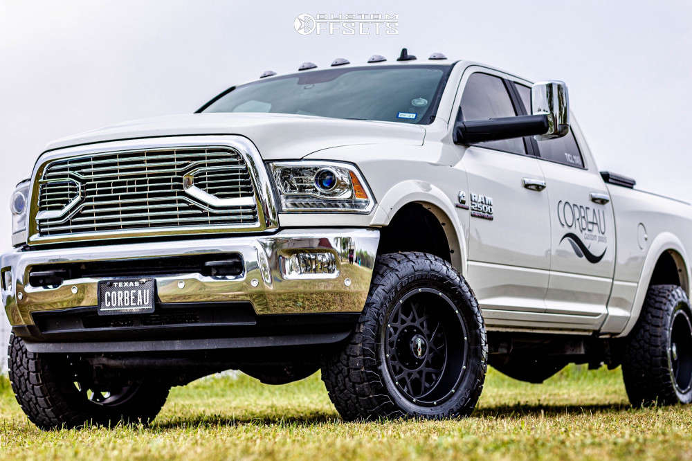 2017 Ram 2500 with 20x10 -25 Vision Rocker and 295/65R20 Toyo Tires ...