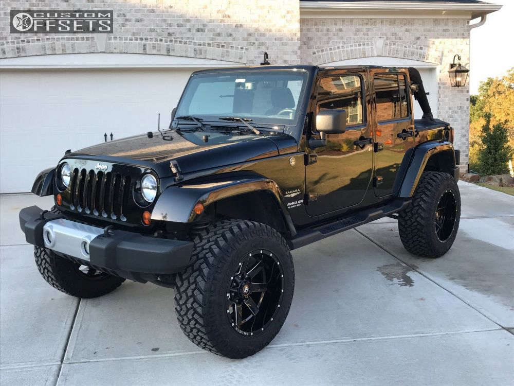 2013 Jeep Wrangler with 20x12 44 Ballistic Rage and 35/12.5R20 Nitto