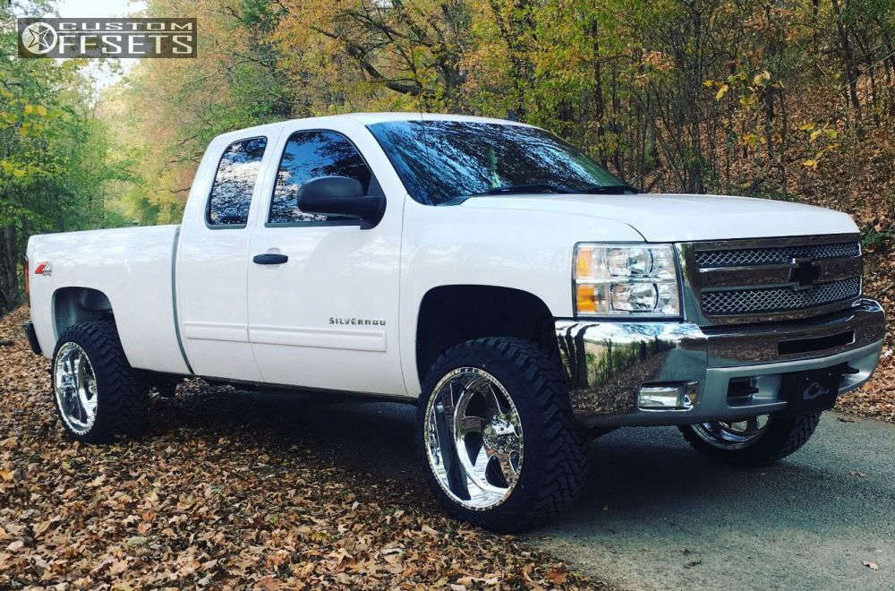 2012 Chevrolet Silverado 1500 with 22x12 -40 American Force Blade SS ...
