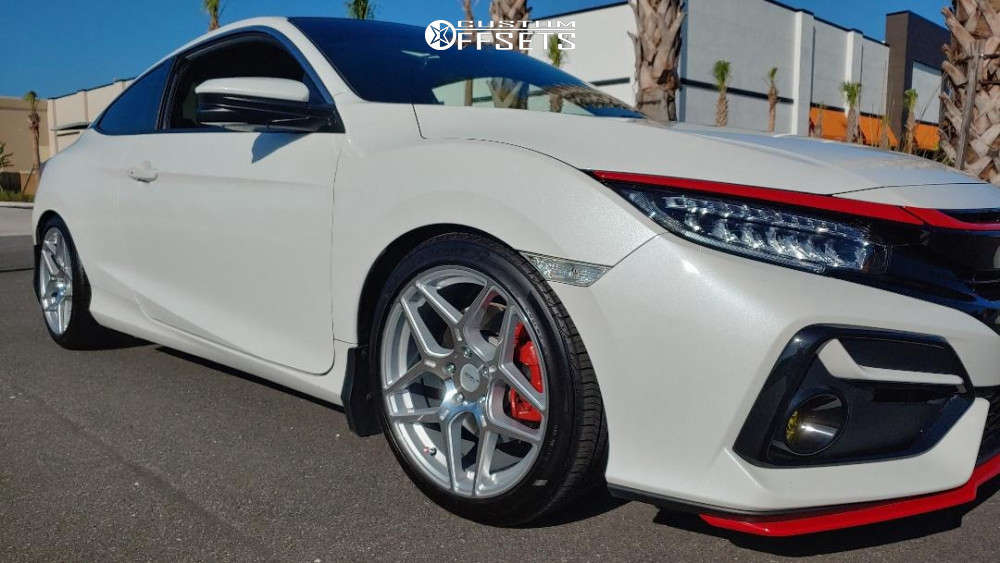2020 Honda Civic with 18x8.5 40 Versus Racing Vs23 and 235/40R18 ...