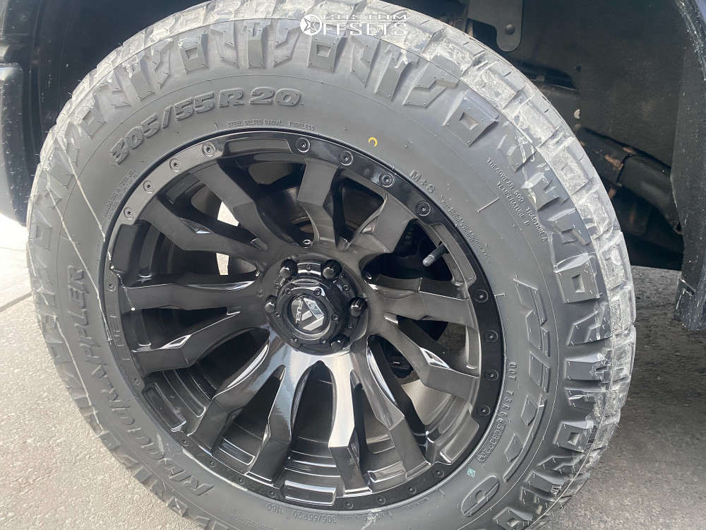 2017 Ford F150 with 20x10 18 Fuel Blitz and 33/12.5R20 Nitto Ridge