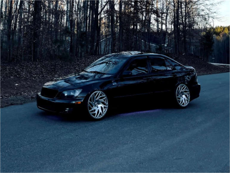 2002 Lexus IS300 with 19x10 38 WatercooledIND Jb1 and 215