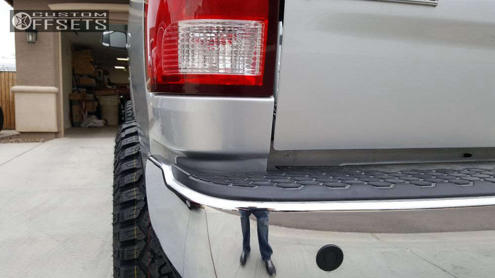 2015 Ram 3500 with 18x9 -6 Raceline Raptor and 305/70R18 Kanati Trail ...