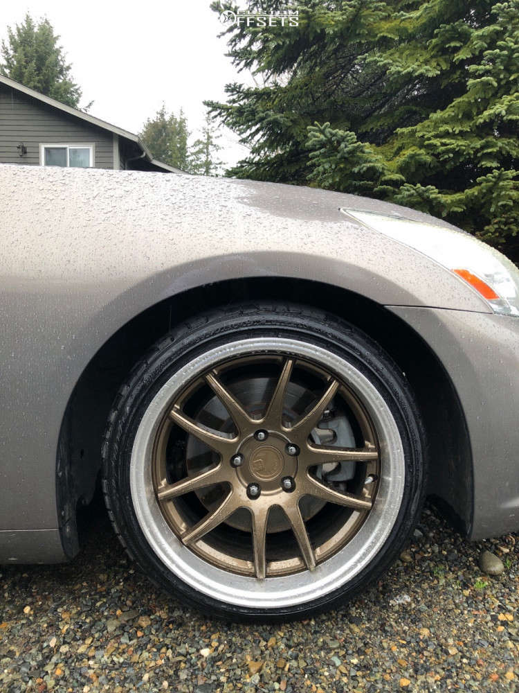 2010 Infiniti G37 Wheel Offset Nearly Flush Lowering Springs 1591569