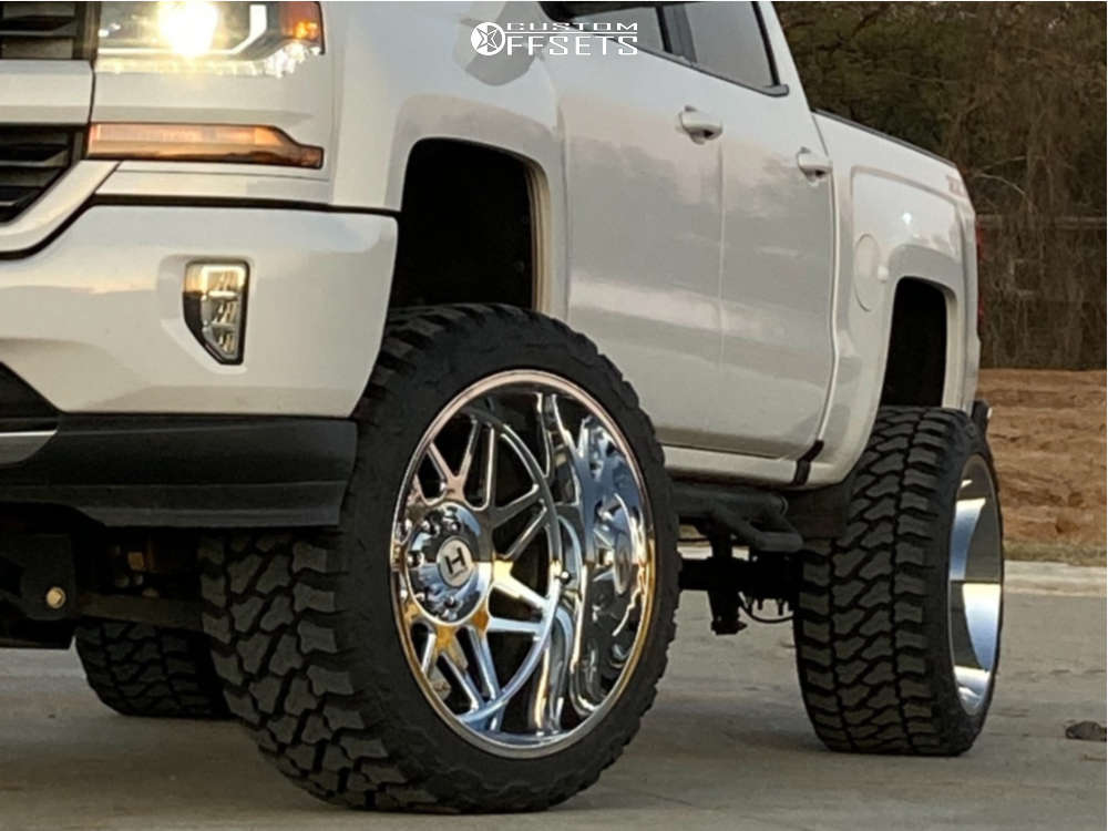 2016 Chevrolet Silverado 1500 with 24x14 76 Hostile Sprocket and 35/15