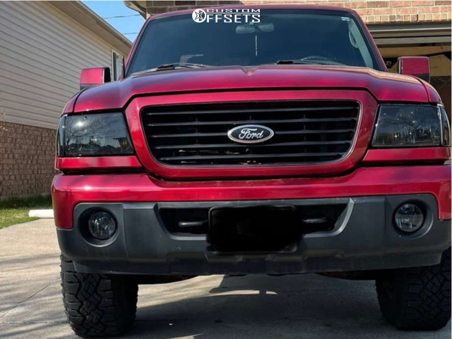 2009 Ford Ranger with 16x8 0 Fast HD Reactor and 31/10.5R16 Goodyear ...