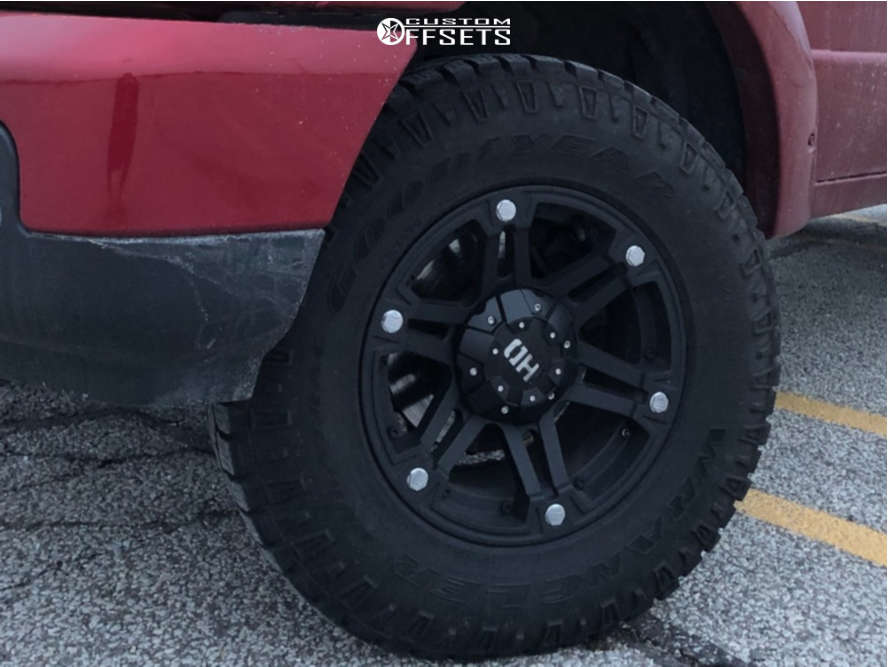 2009 Ford Ranger with 16x8 0 Fast HD Reactor and 31/10.5R16 Goodyear ...