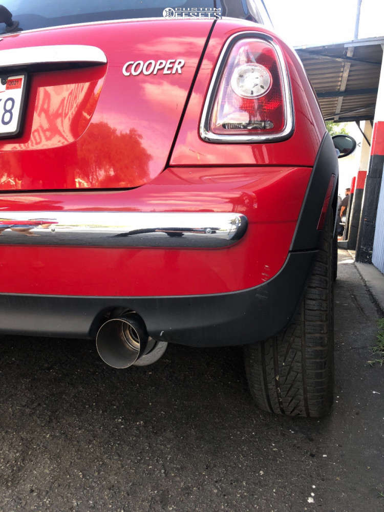 2008 Mini Cooper with 17x7 40 SSR Gtx01 and 225/45R17 Firestone ...