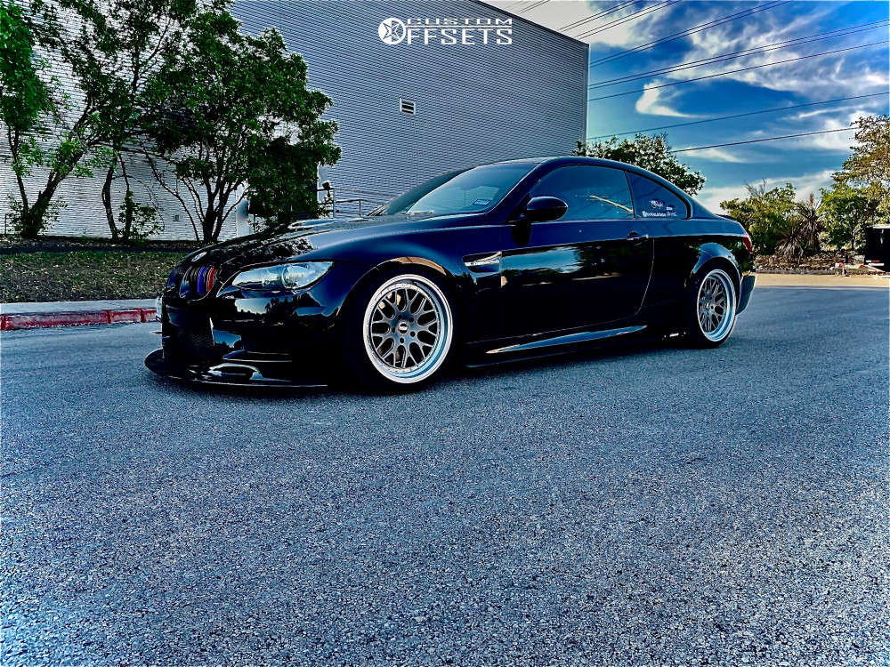 2012 BMW M3 with 19x9.5 22 ESR Cs01 and 255/35R19 Continental ...