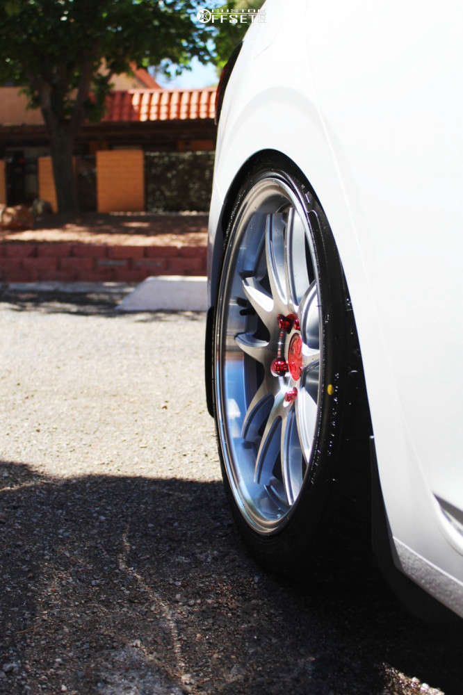 2020 Nissan Sentra Wheel Offset Nearly Flush Lowering Springs | 1620423