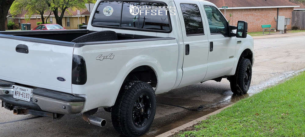 2007 Ford F-250 Super Duty with 17x9 -12 Ballistic Morax and 33/12.5R17 ...